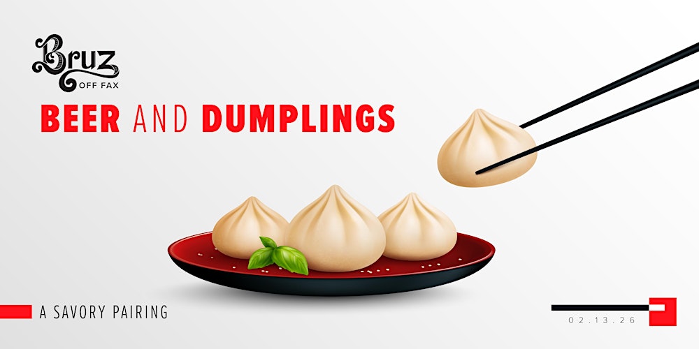 Beer and Dumpling Pairing at Bruz Off Fax