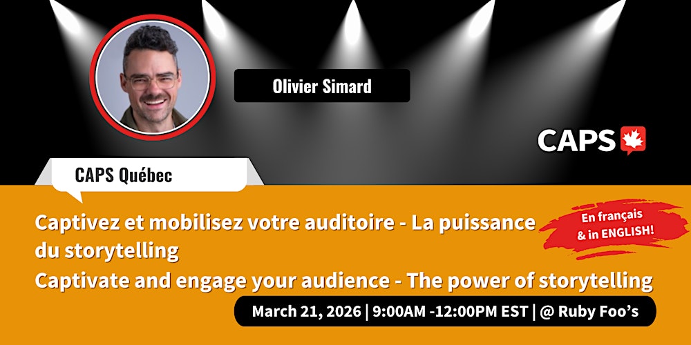 Récits et publication | Storytelling & Publishing with Olivier Simard