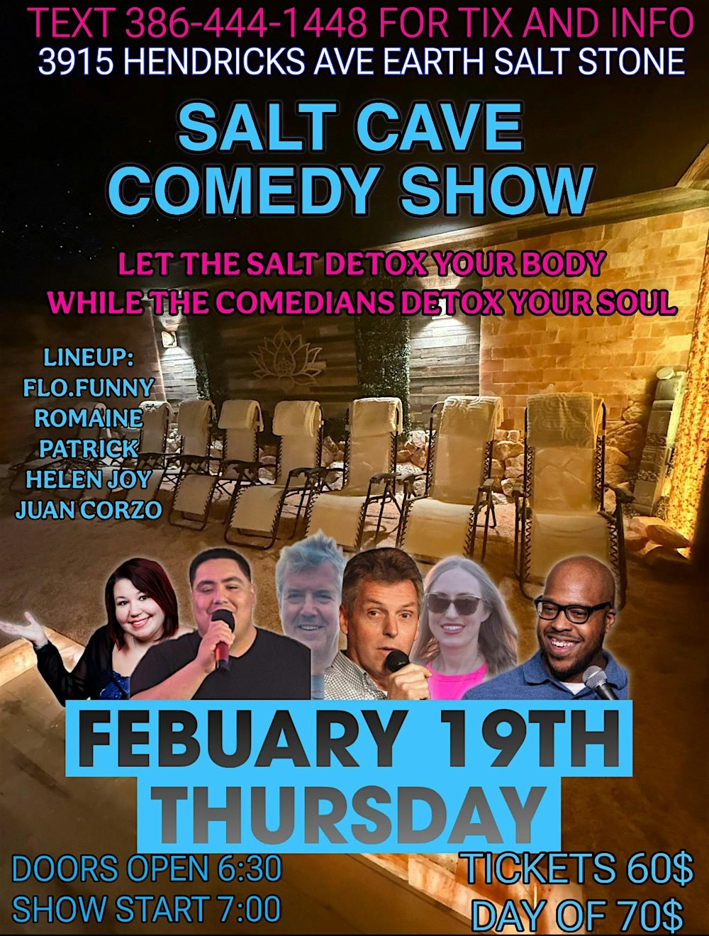Salt Cave Comedy Show - Halotherapy with laughs