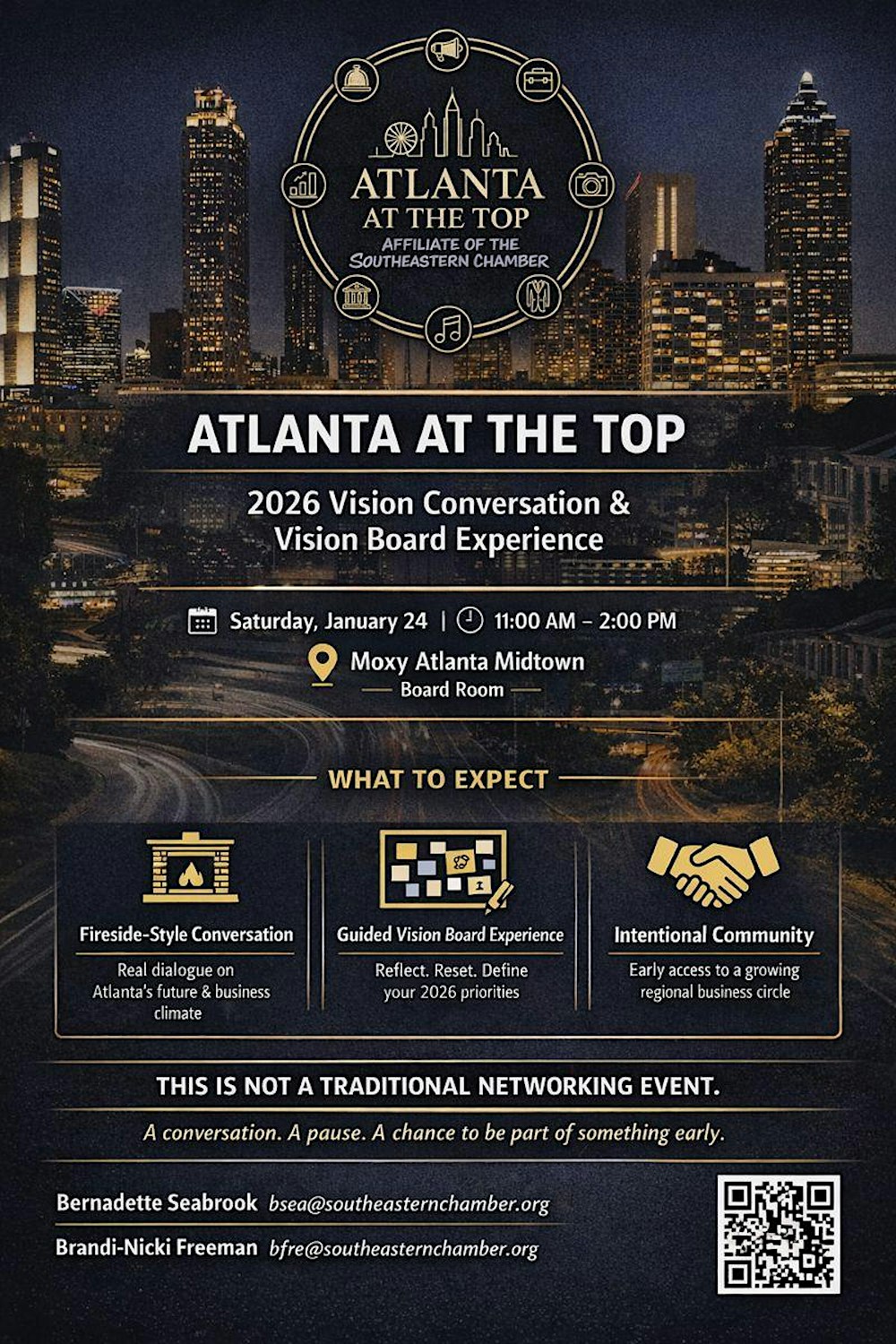 Atlanta At The Top: 2026 Vision Conversation & Vision Board Experience