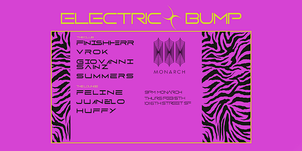 Electric Bump! Downtown First Thursdays Afterparty