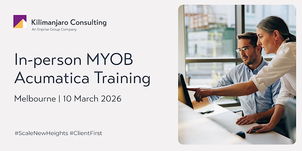 Melbourne | MYOB Acumatica Business Events Bootcamp