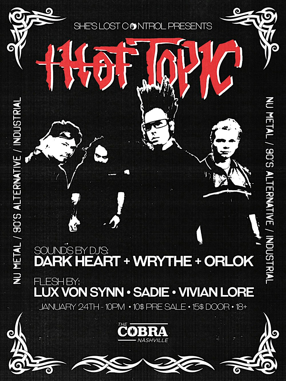 Venue: She's Lost Control presents- THOT TOPIC