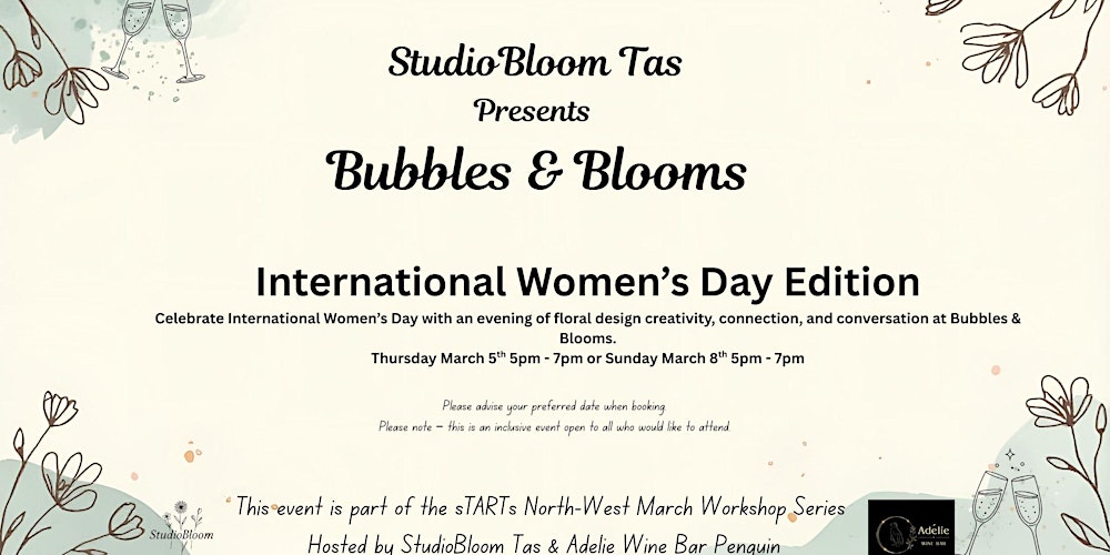 Bubbles & Blooms: Celebrating Womens' Day