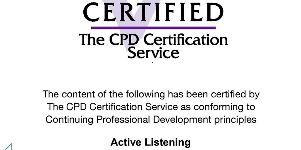Active Listening (CPD accredited)