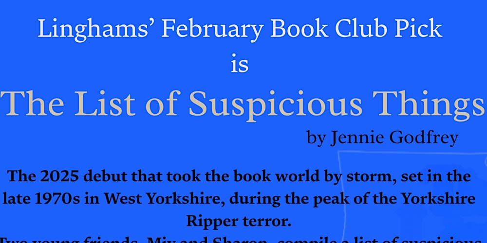 Linghams Book Club - The List of Suspicious Things