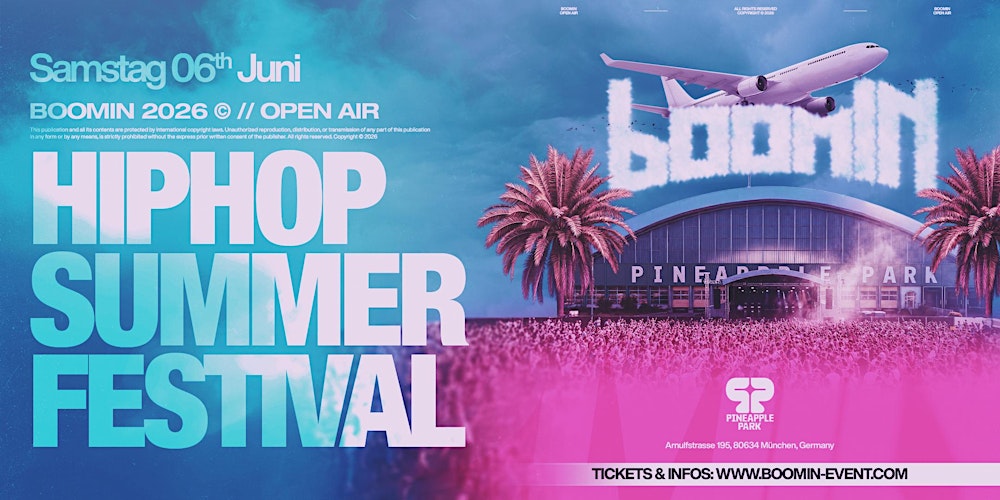 boomIN Sommer Open Air Festival 2026 - SA. 06.06.26