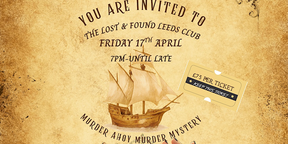 Solve 1930s Murder Mystery, Murder Ahoy !