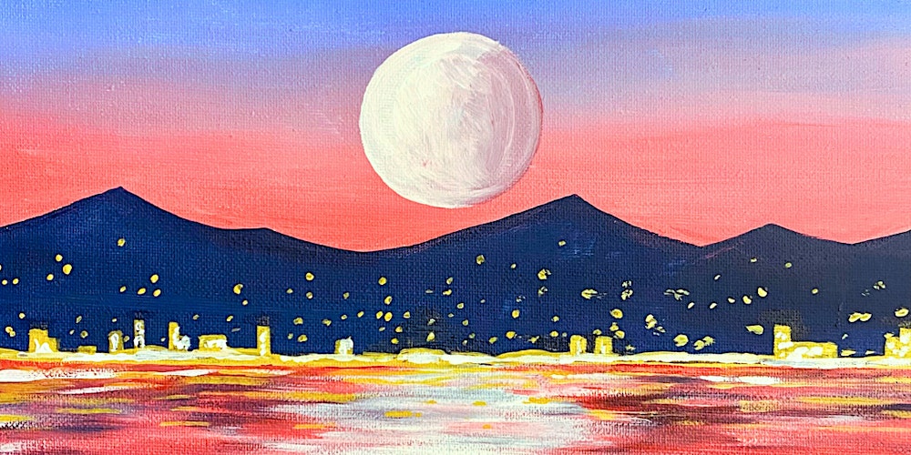 Sip & Paint at Porto Lounge Fishponds, Bristol - "City Lights"