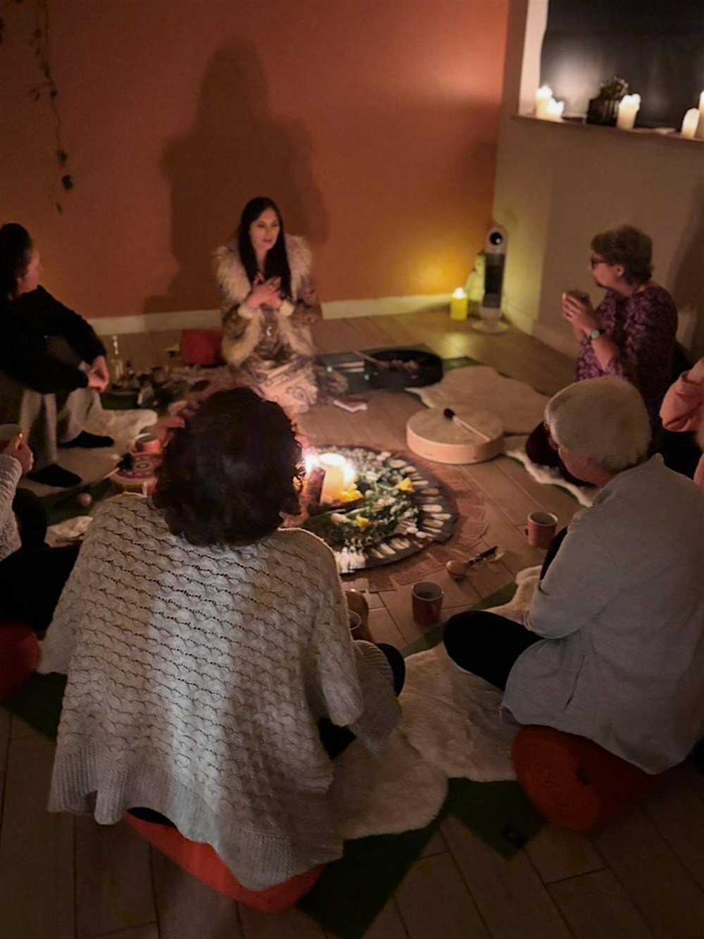 Women’s circle with drumming , Garforth, Leeds