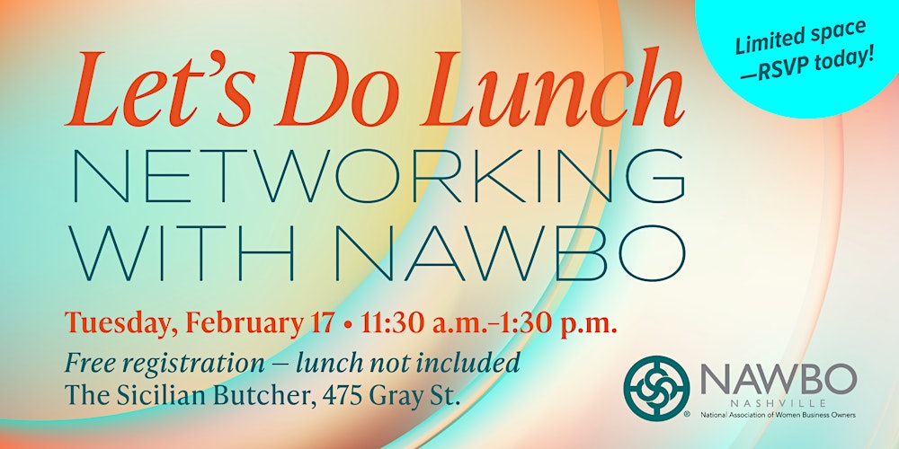 Let's Do Lunch: Networking with NAWBO