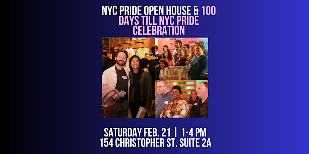 NYC Pride Open House & 100 Days till NYC Pride Celebration