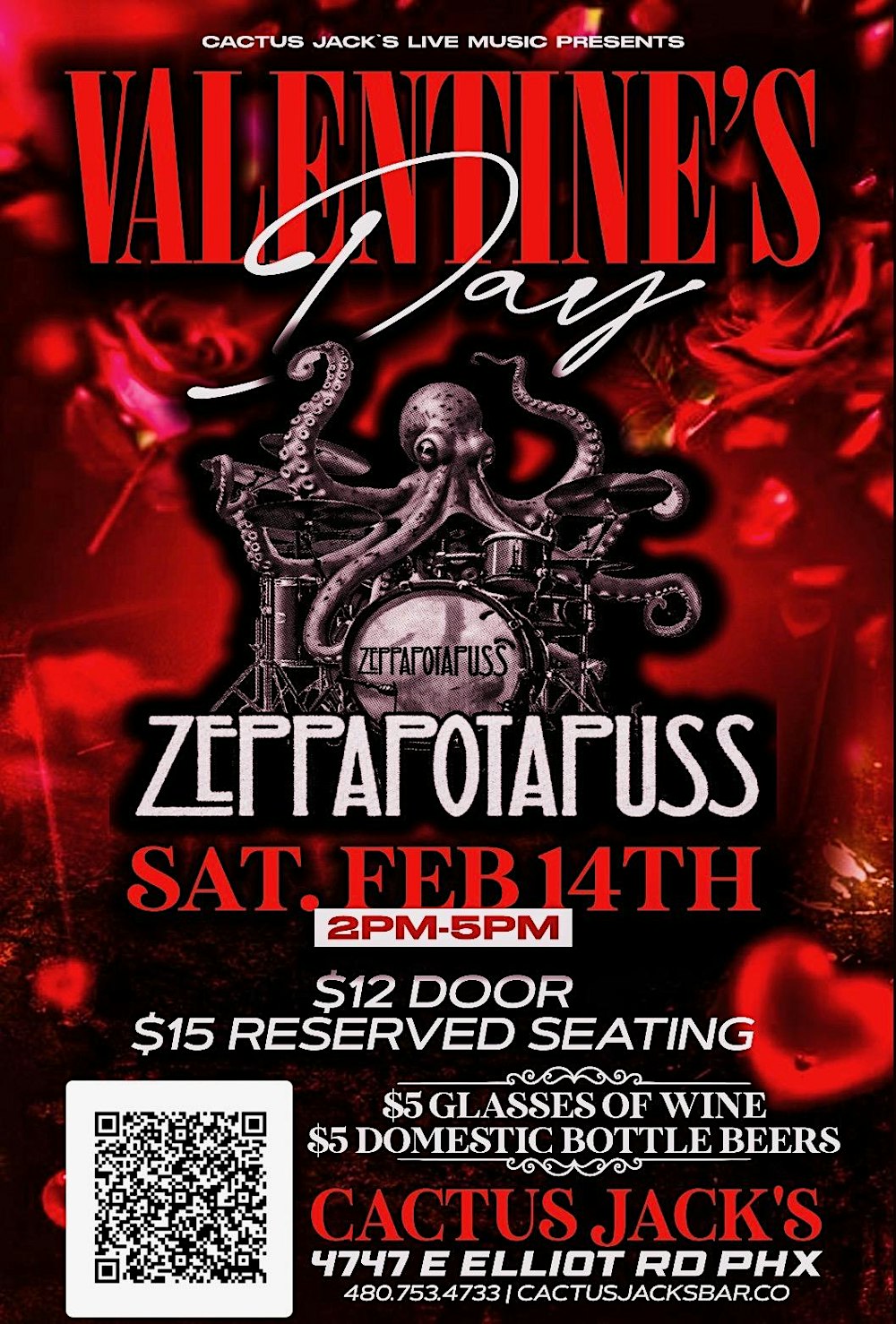 Zeppapotapuss LIVE @ Cactus Jacks Sat 2/14