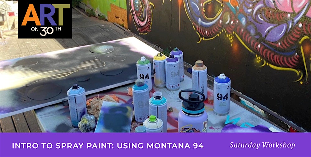 Intro to Spray Paint: Working with Montana 94 Workshop with Efren Obeso