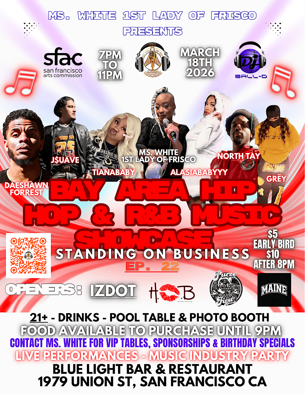 BAY AREA HIP HOP & R&B MUSIC SHOWCASE- Standing On Business EP. 22