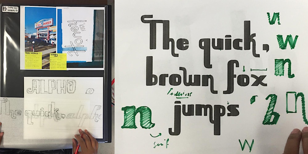 The Hybrid Alphabet  In-Person Workshop