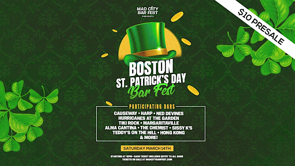 Boston St. Patrick's Day Bar Fest