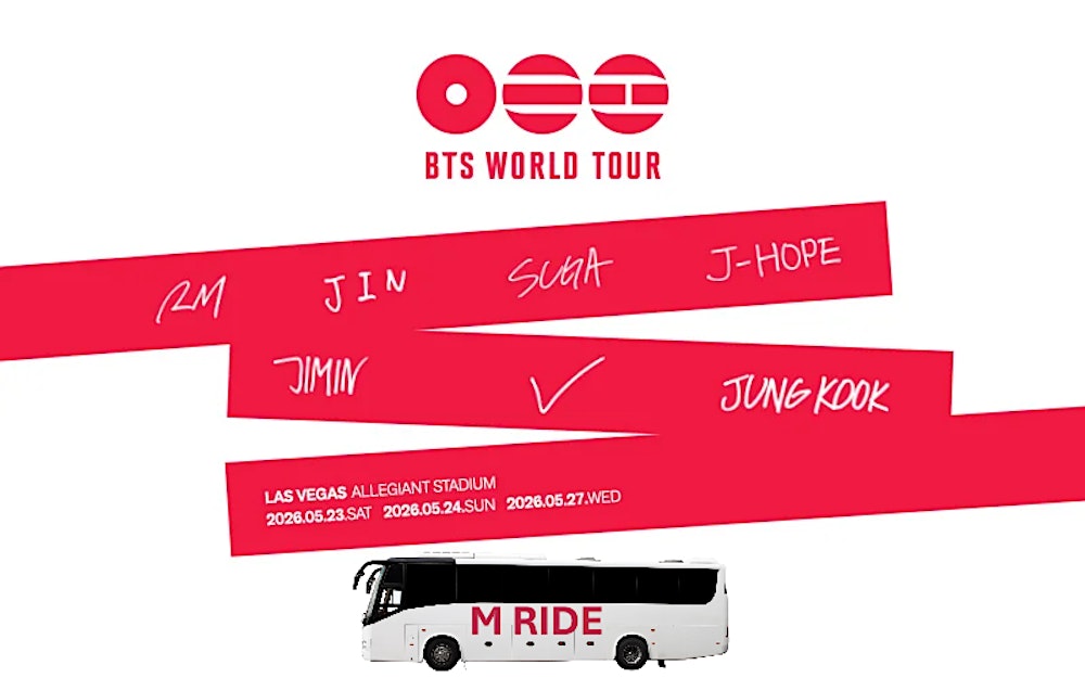 BTS CONCERT SHUTTLE BUS from THE LINQ (STRIP AREA) MAY 23rd, 24th and 27th.