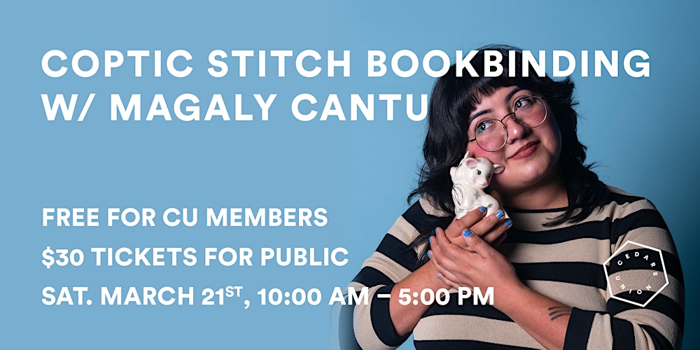 Coptic Stitch Bookbinding w/ Magaly Cantu