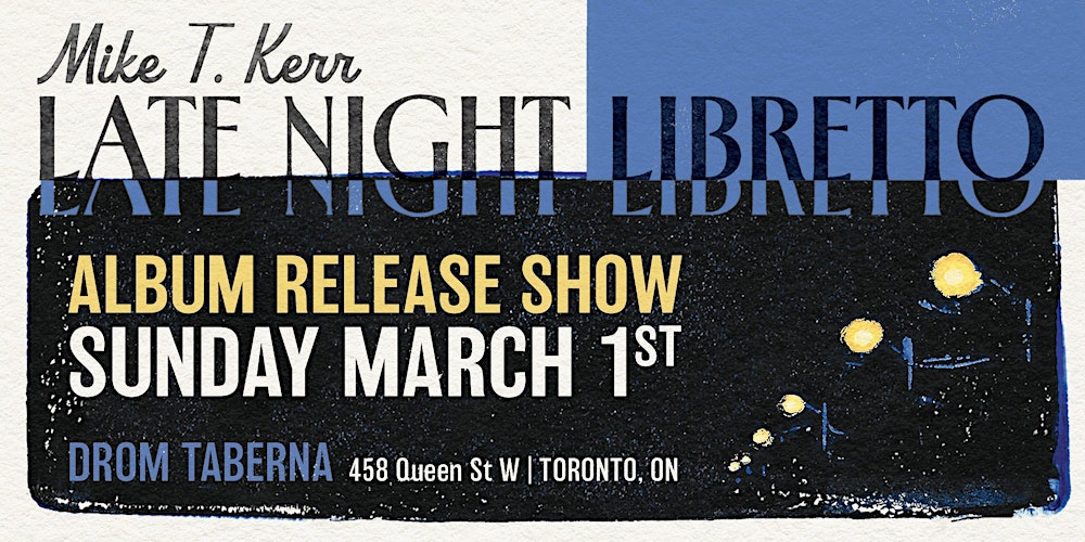 Mike T. Kerr's album release at DROM Taberna