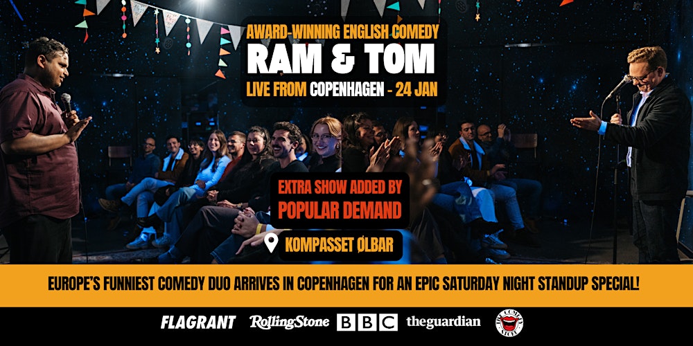 ENGLISH COMEDY SPECIAL - Ram&Tom - LIVE IN COPENHAGEN! EXTRA SHOW