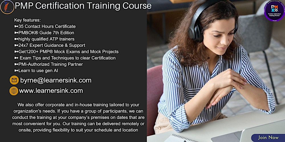 4 Day PMP Program In-Person Training In Jacksonville, FL