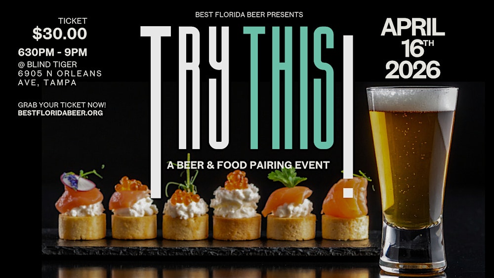 TRY THIS! a Beer and Food Pairing Event