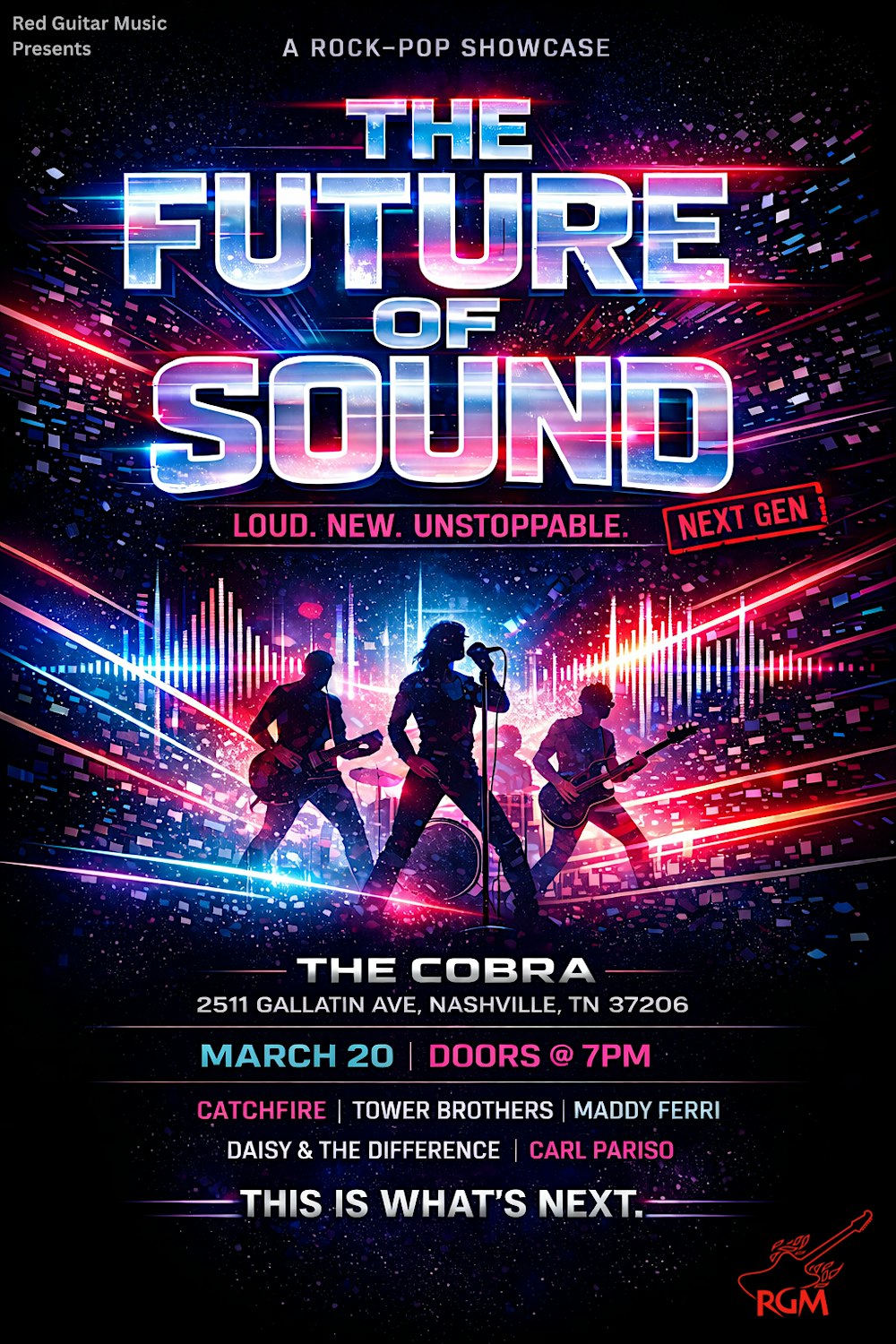 Venue: The Future of Sound | A Rock Pop Showcase