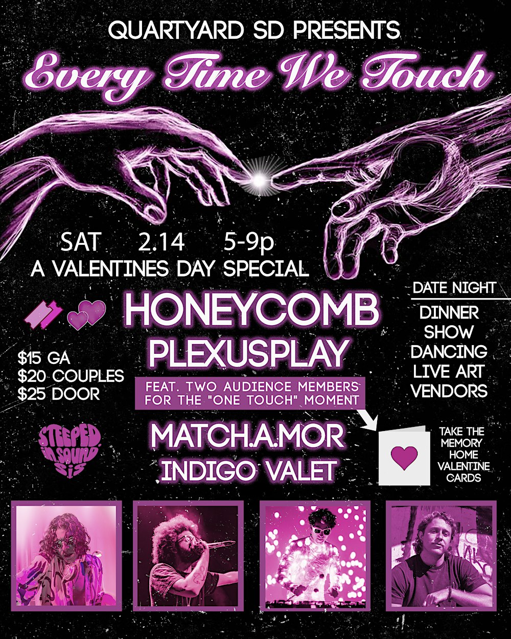 Everytime We Touch: Honeycomb, PlexusPlay, Match.a.more, Indigo Valet