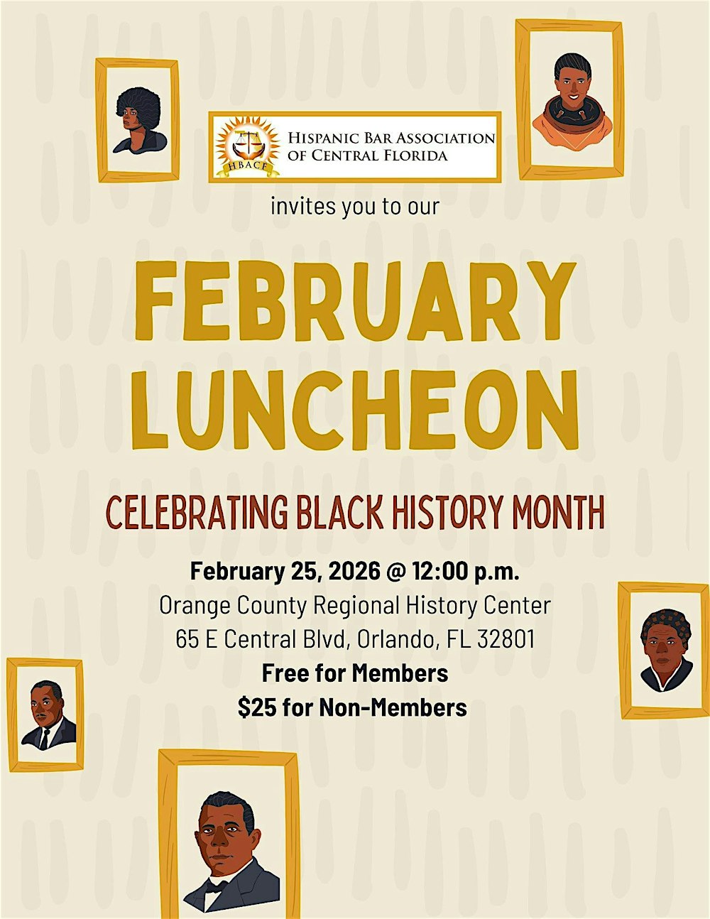 Luncheon at the Orange County Regional History Center