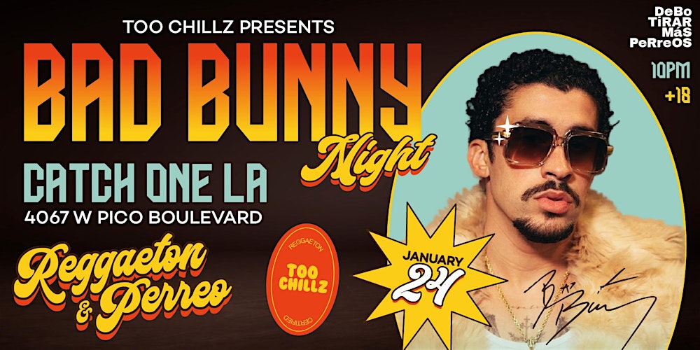 CONEJO MALO NIGHT AT CATCH ONE LA 18+ SATURDAY JAN 24 FREE WITH RSVP