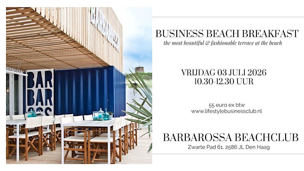 LBC Network Breakfast at the Beach Barbarossa Scheveningen Strand