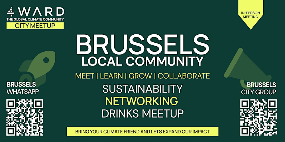 4WARD Global Climate & Sustainability Networking Meetups Brussels
