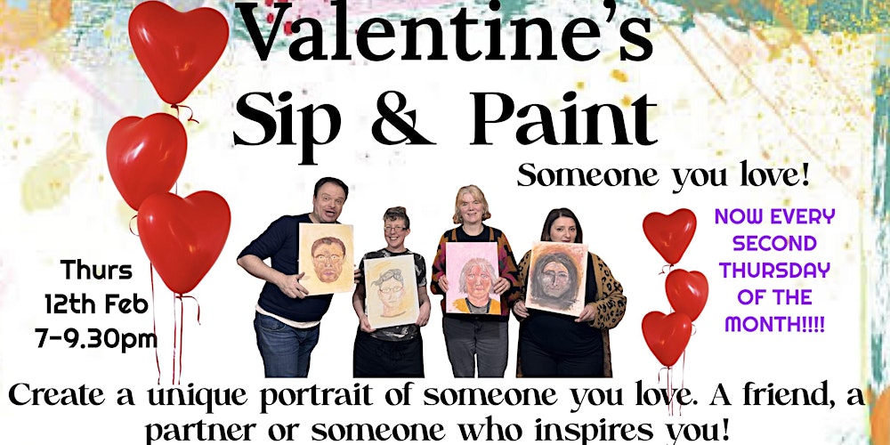 Valentine’s Sip & Paint Someone you Love