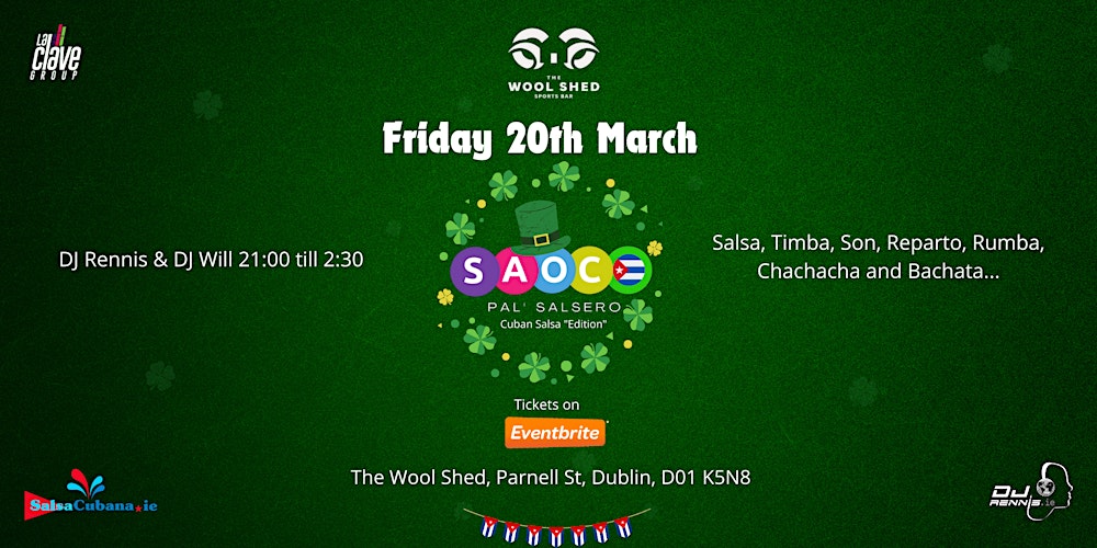 Saoco Pal' Salsero "Cuban Salsa edition"