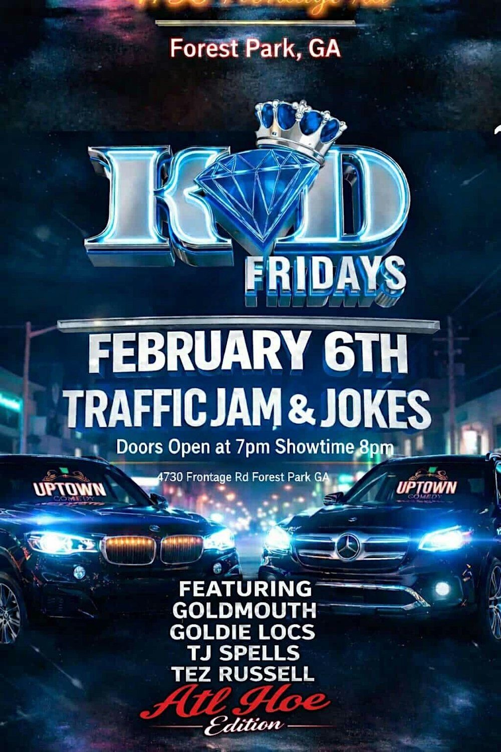 Friday Night Traffic Jam & Jokes: ATL HOE Comedy Show Returns