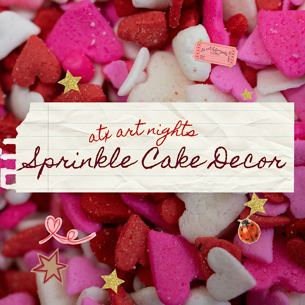 Sprinkle Cake Decor