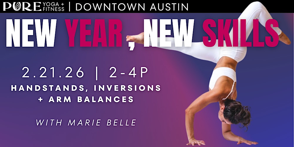 New Year, New Skills Inversion Workshop with Marie Belle