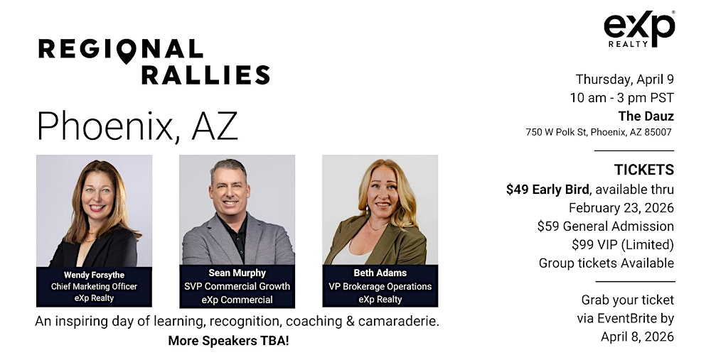2026 eXp Regional Rally - Phoenix, AZ