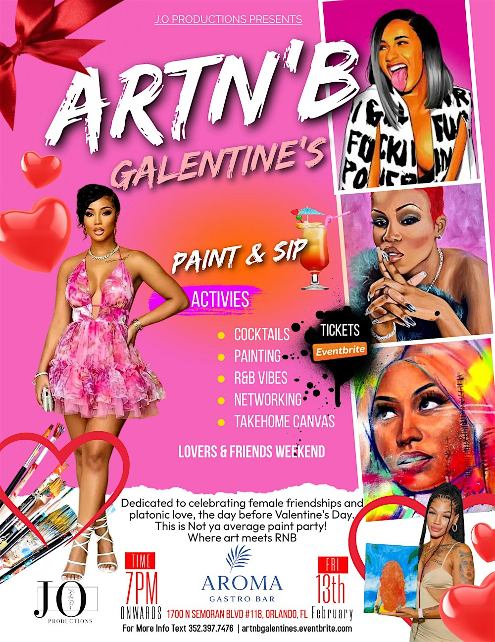 ARTnB PAINT & SIP GALENTINE'S