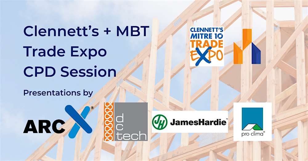 Clennett's Mitre 10 Trade Expo  CPD Session