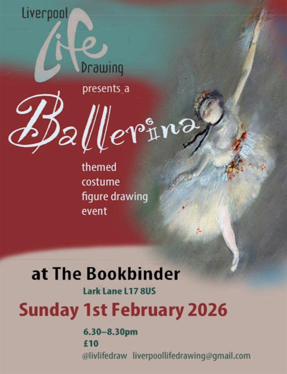 Liverpool Life Drawing Presents: Ballerina!