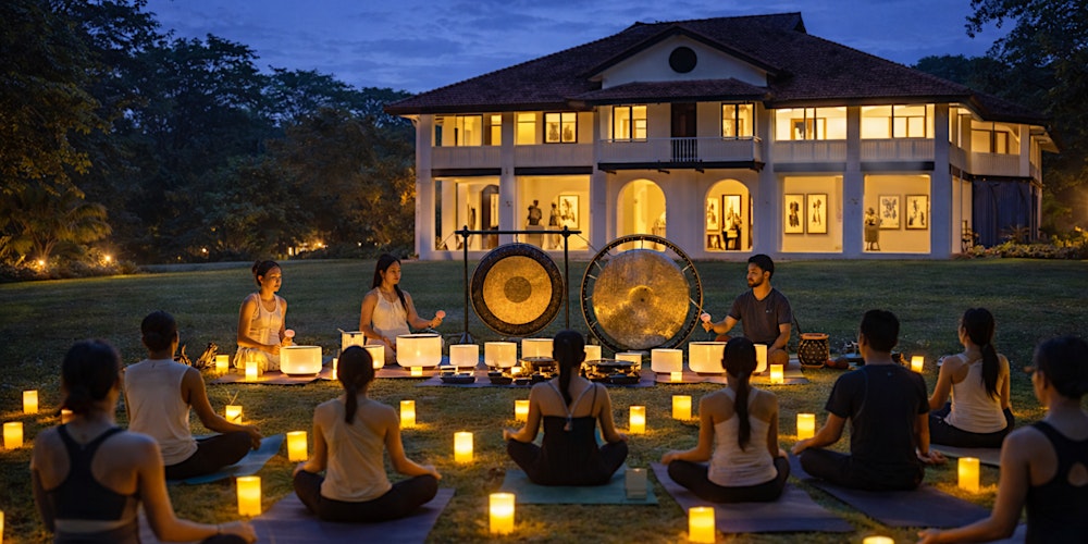 Candlelight Hatha Yoga and Relaxation in Botanic Garden