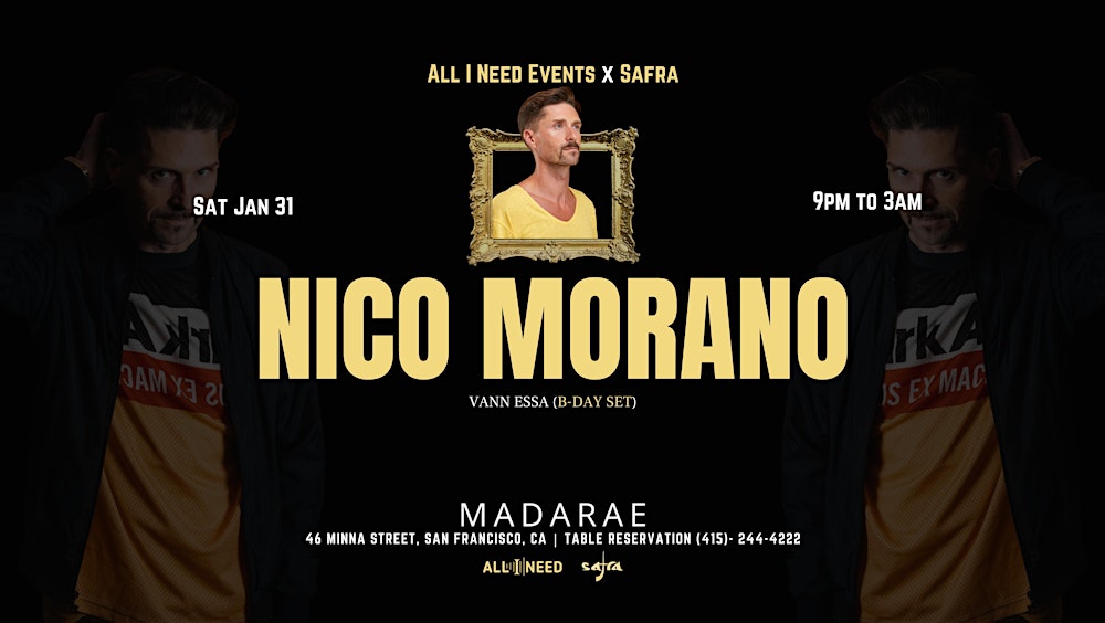 Nico Morano [ Afro & Melodic House ] at Madarae