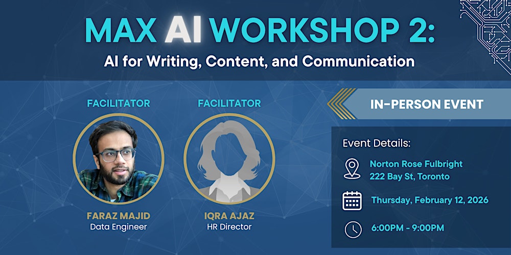 AI Workshop Series: Part 2 - AI for Writing, Content and Communication