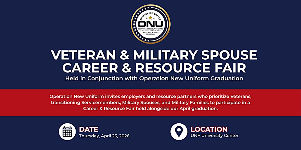 Veteran & Military Spouse Career & Resource Fair Vendor Registraton