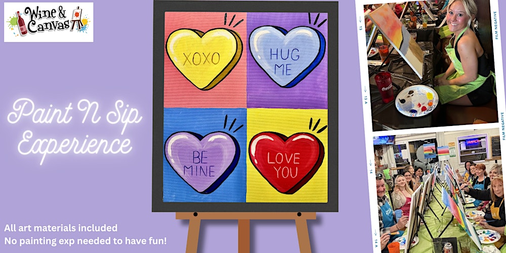 Tampa Pop Art Paint Night - Sweetheart Pop Art