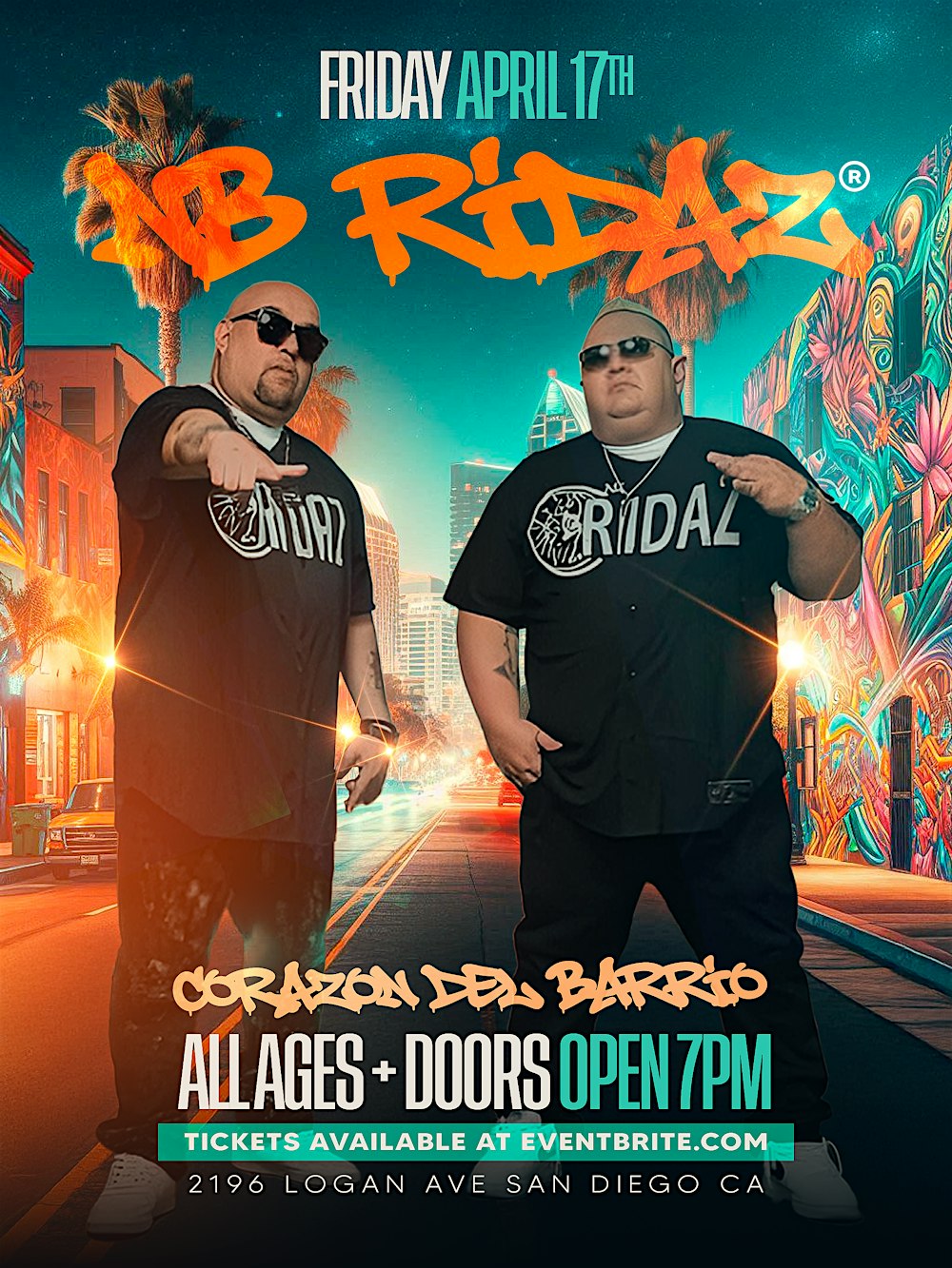 Nb Ridaz live in San Diego