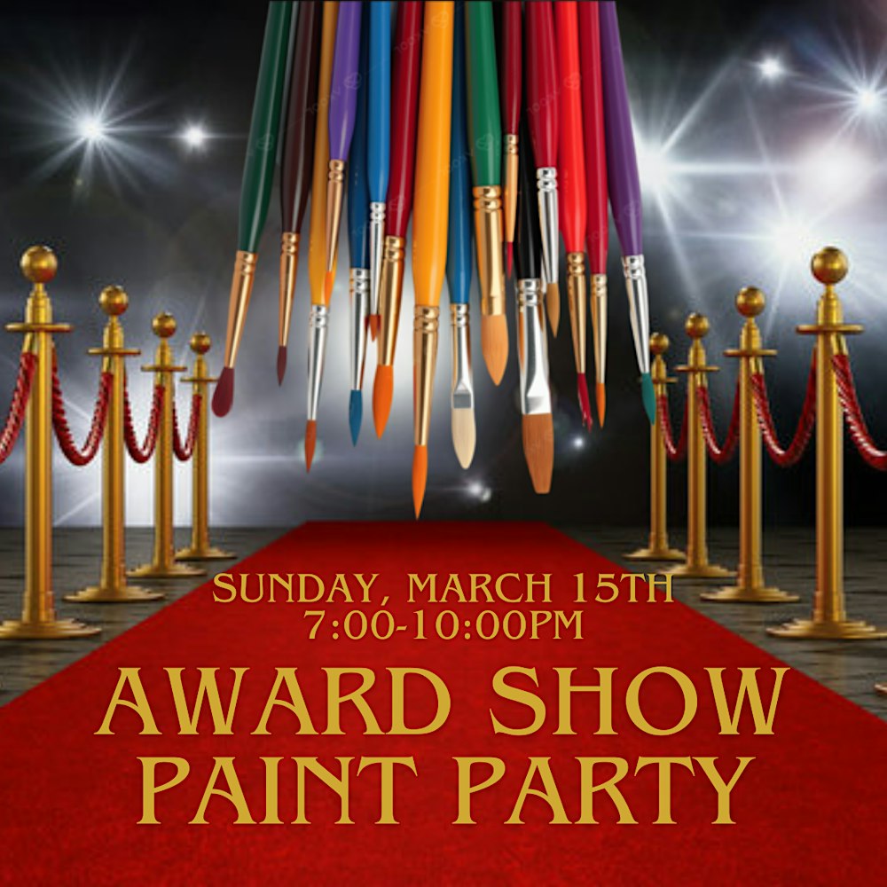 Award Show Paint Party || Watch & Paint