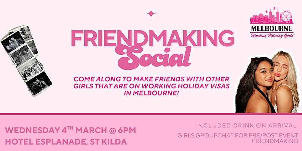 Friendmaking Social | Wednesday 4th March